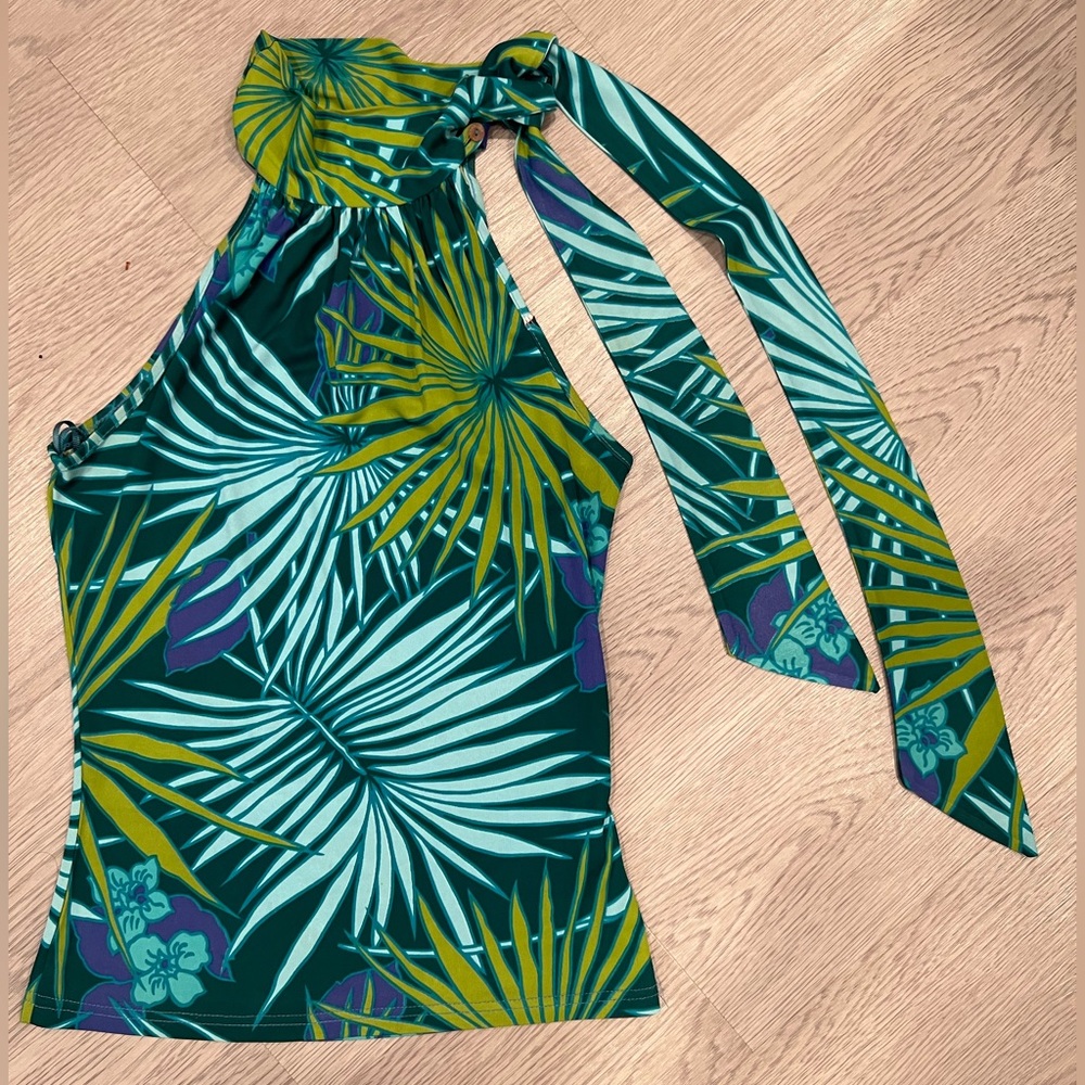 MORGAN de toi print haltered top